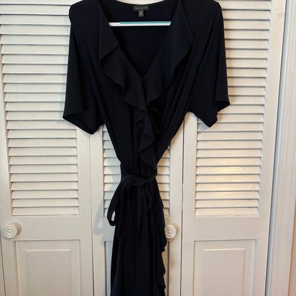 The Limited Black Ruffle Midi Dress - Picture 4 of 5